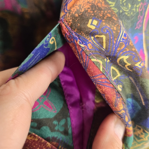 VINTAGE DETAILS Sportswear Silk Jacket - Picture 5 of 11